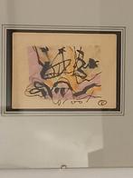 GESIGNEERD ( BIERVILTJE ) VAN HERMAN BROOD. HET WERK IS PROF, Ophalen of Verzenden