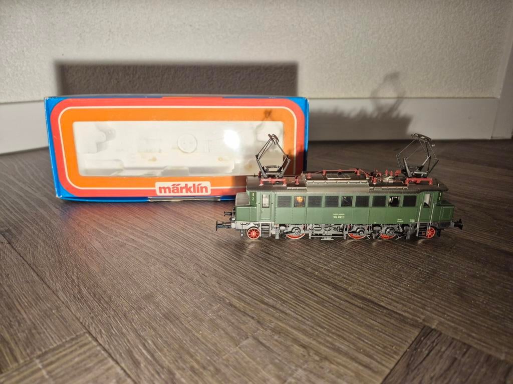 Marklin 3049 H0 Elektrische locomotief BR 104 DB met OVP., Hobby en Vrije tijd, Modeltreinen | H0, Wisselstroom, Gebruikt, Locomotief