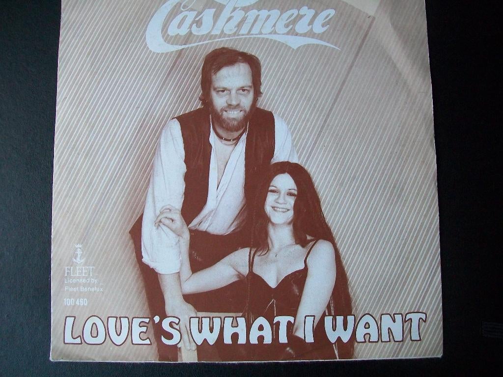 CASHMERE met LOVE's Whet I Want 7 inch uit 1979 nieuwstaat , Verzenden, 7 inch, Single, 1970 - 1979