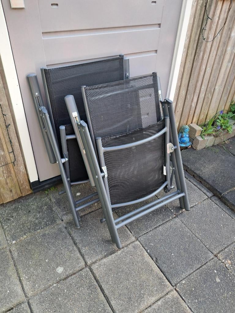 Klapstoelen voor buiten, Ophalen, Gebruikt, Twee, Overige materialen