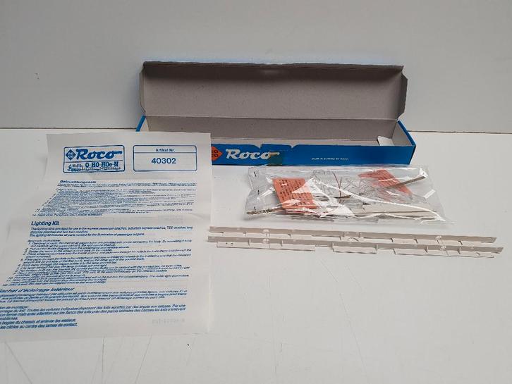 ROCO H0 40302 (4492S) Binnenverlichting Sneltreinrijtuigen, Hobby en Vrije tijd, Modeltreinen | H0, Nieuw, Wagon, Gelijkstroom