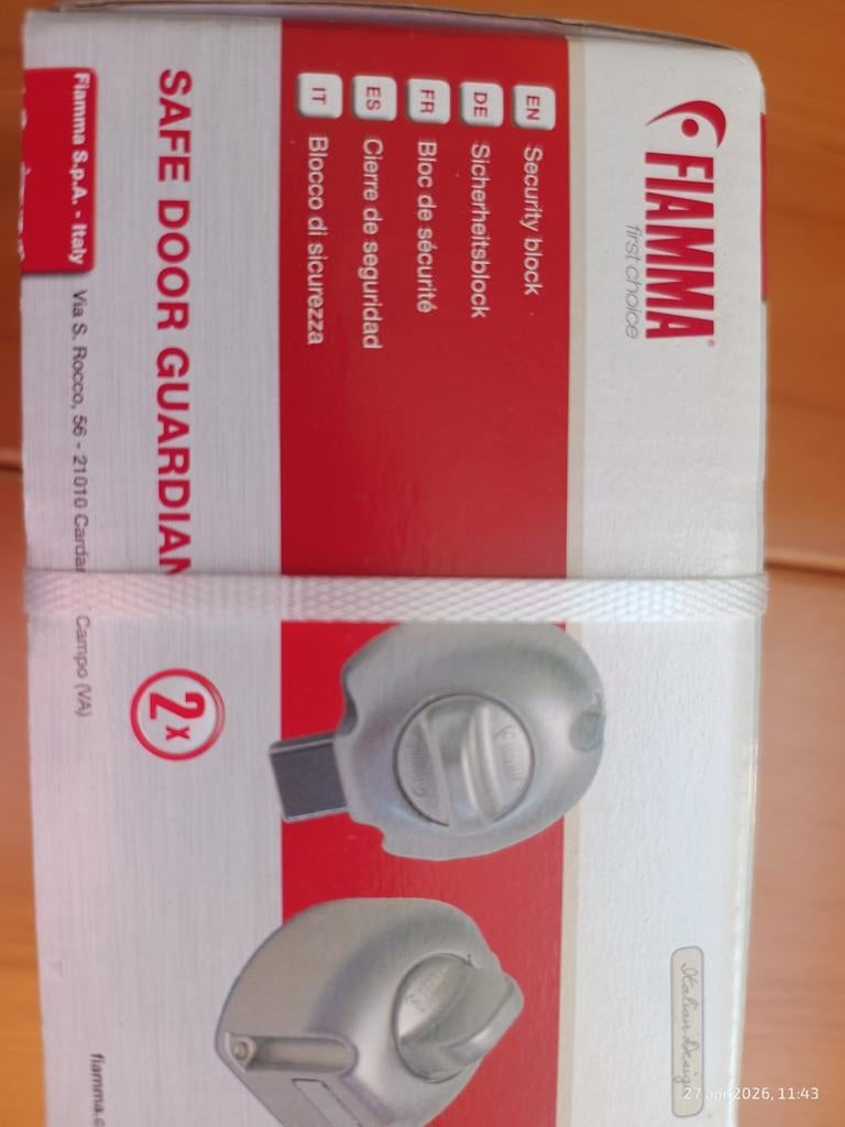 Fiamma Safe Door Guardian (2x) - Veiligheidsslot, Ophalen of Verzenden, Nieuw