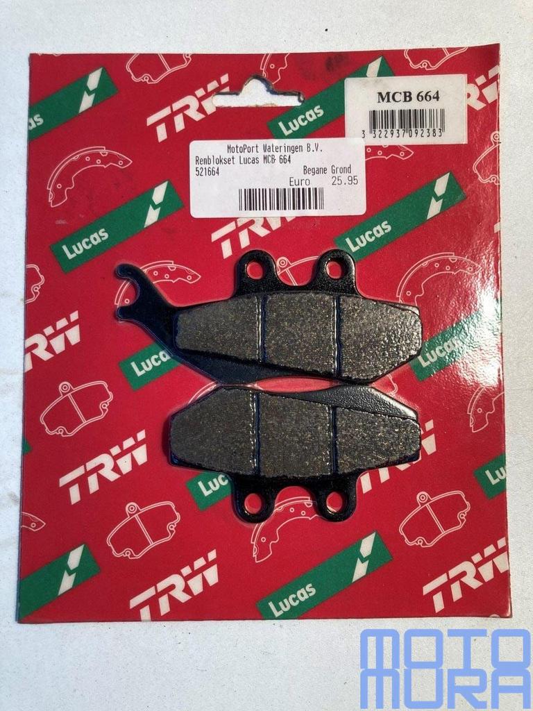 TRW MCB664 remblokken set Aprilia RS 50 1999 - 2005 Beta RR, -, -, Nieuw, Ophalen of Verzenden