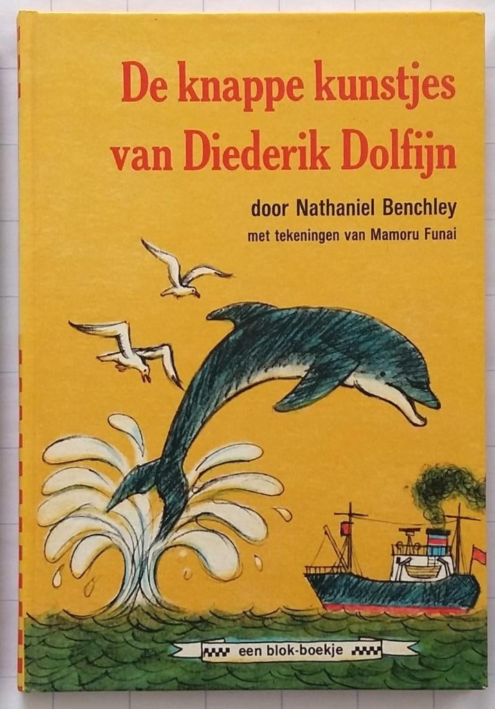 De knappe kunstjes van Diederik Dolfijn, Ophalen of Verzenden, Gelezen, Nathaniel Benchley, Prentenboek