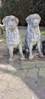 Tuinbeeld hond, Ophalen, Gebruikt, Beton, Dierenbeeld