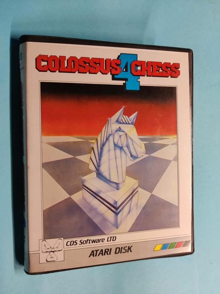 Atari 600XL/800XL Colossus 4 Chess - Originele Disk uit 1987, Spelcomputers en Games, Games | Atari, Gebruikt, Overige modellen