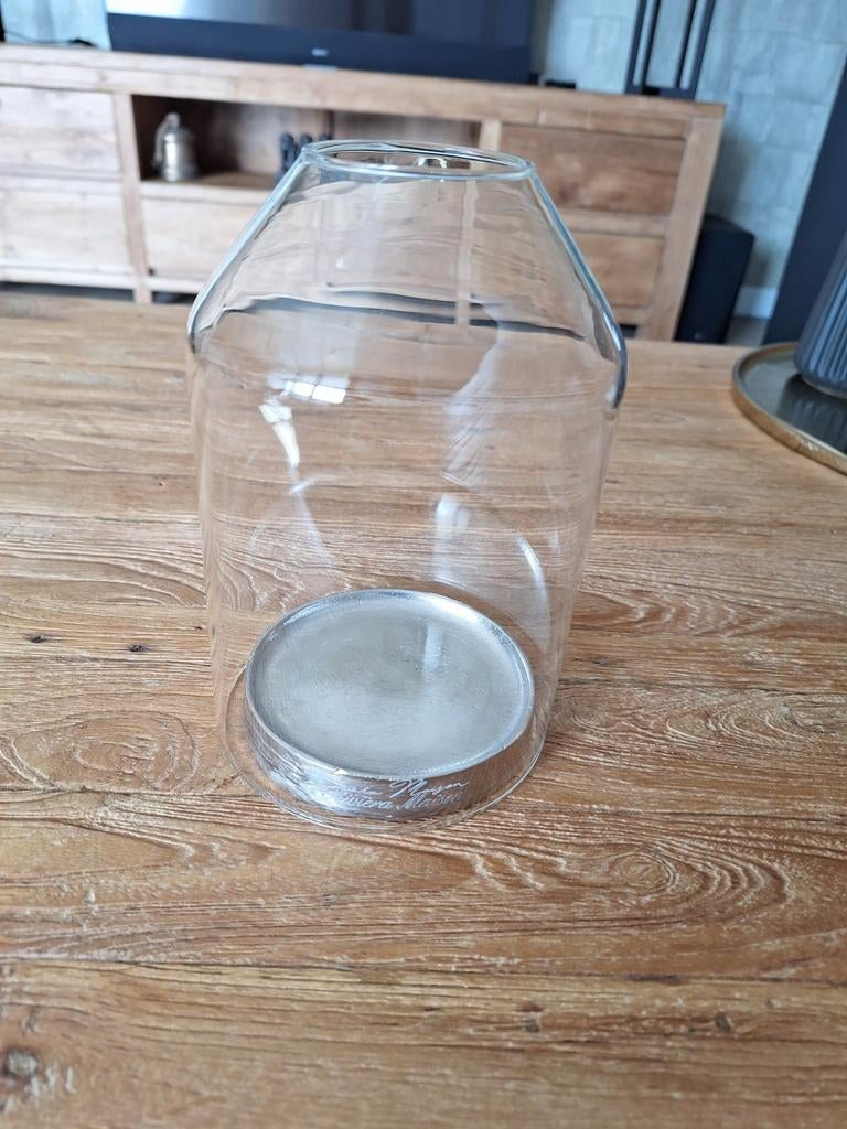 Riviera Maison Glazen Stolp 18 cm hoog, Ophalen, Zo goed als nieuw