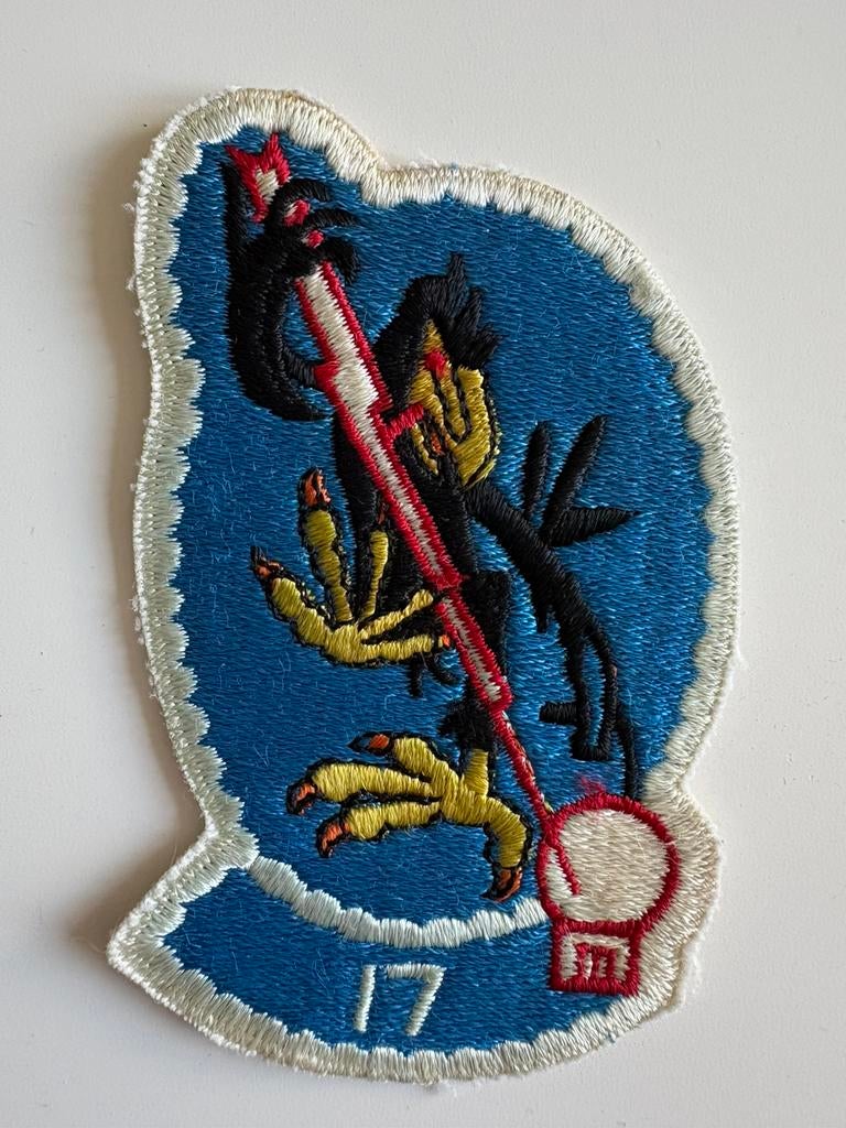 USAF 17th Defense Systems Evaluation Squadron patch, Ophalen of Verzenden, Luchtmacht, Nederland, Embleem of Badge