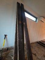 Houten balken - 13 stuks - 15x5 cm, Doe-het-zelf en Verbouw, Hout en Planken, Ophalen, Gebruikt, 25 tot 50 mm, 250 tot 300 cm