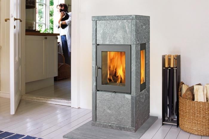 Houtkachel Norsk Kleber Kube 3 SPEKSTEEN, Meerkleurig, Overige materialen, Overige stijlen, Nieuw