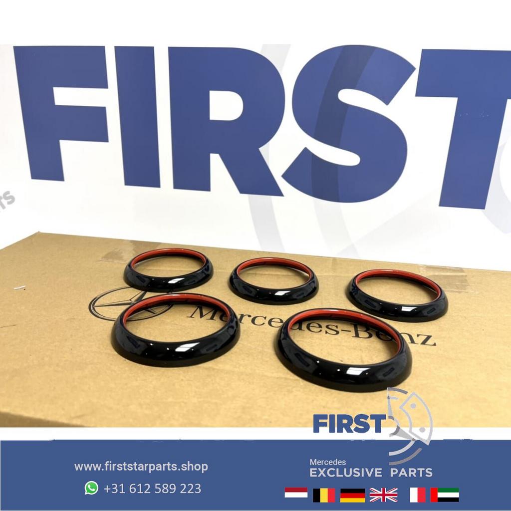 rode AMG luchtroosters voor Mercedes W176 W117 W156 A45 CLA4, Gebruikt, -, Ophalen of Verzenden, -