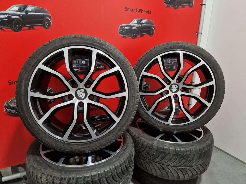 21 inch PORSCHE CAYENNE PANAMERA GTS TURBO VELGEN BANDEN, Niet ingevuld, 295 mm, Banden en Velgen, Niet ingevuld
