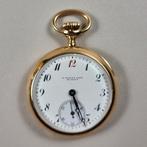 Antiek Gouden zakhorloge P.Piquet Capt.Brassus, Sieraden, Tassen en Uiterlijk, Horloges | Antiek, Overige merken, Zakhorloge, 1900 tot 1930