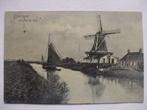 P166 Groningen - Hoornsche diep met molen - 1905, Verzenden, Voor 1920, Gelopen, Groningen