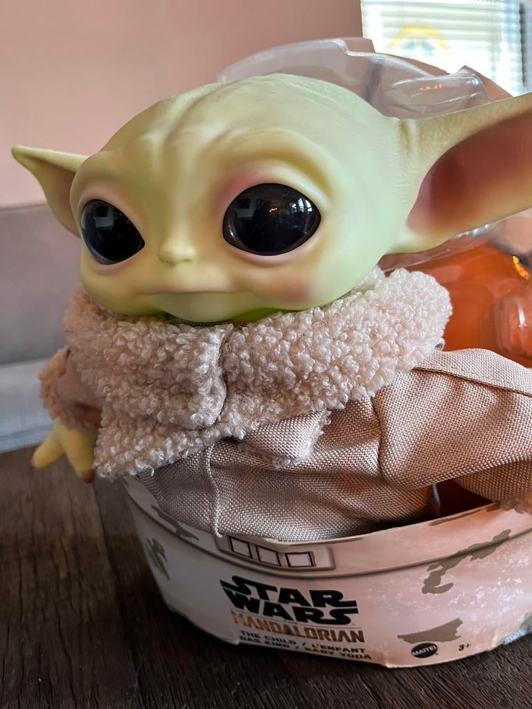 Star Wars Baby Yoda, Ophalen of Verzenden, Zo goed als nieuw, Actiefiguurtje
