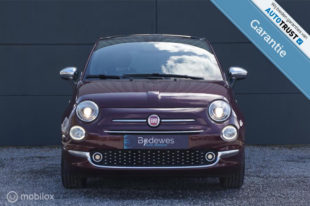 Fiat 500 1.0 Hybrid Lounge Exclusive Navi Cruise Clima PDC!, Auto's, Voorwielaandrijving, 4 stoelen, Leder en Stof, Bedrijf