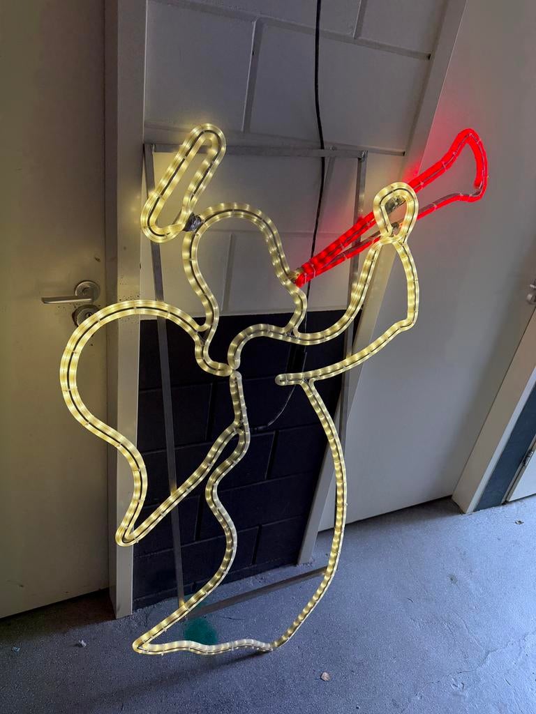 Kerst verlichting engel, Ophalen of Verzenden, Zo goed als nieuw