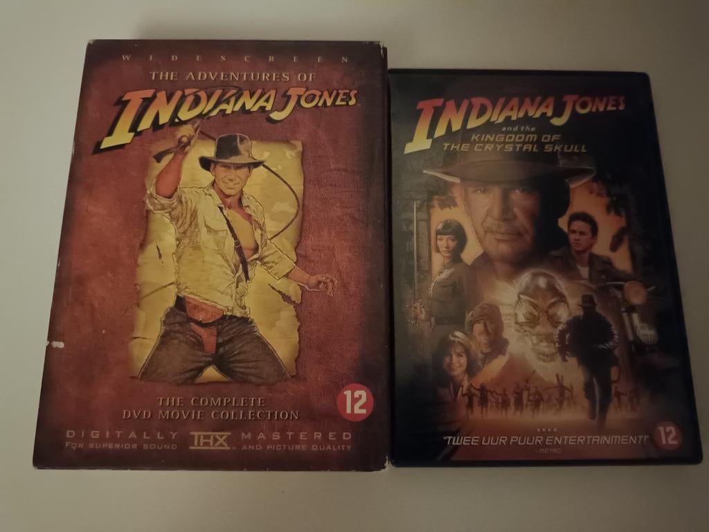 Dvd Indiana Jones 1-4, Vanaf 12 jaar, Ophalen of Verzenden, Zo goed als nieuw