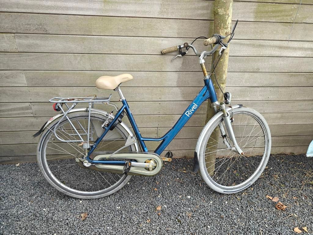Rivel damesfiets - Blauw, gebruikt, Ophalen, Gebruikt, Overige merken, Versnellingen