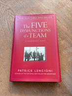 The Five Dysfunctions of a Team - Patrick Lencioni, Boeken, Ophalen of Verzenden, Gelezen, Management