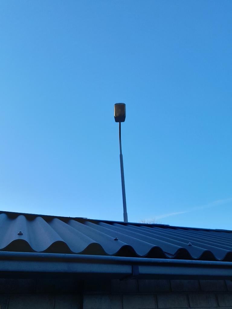 te koop Lantarenpaal Aluminium, Ophalen, Zo goed als nieuw, 4 meter of meer