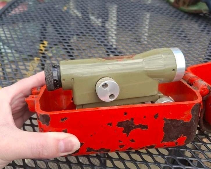 Kern Aarau + statief, Ophalen