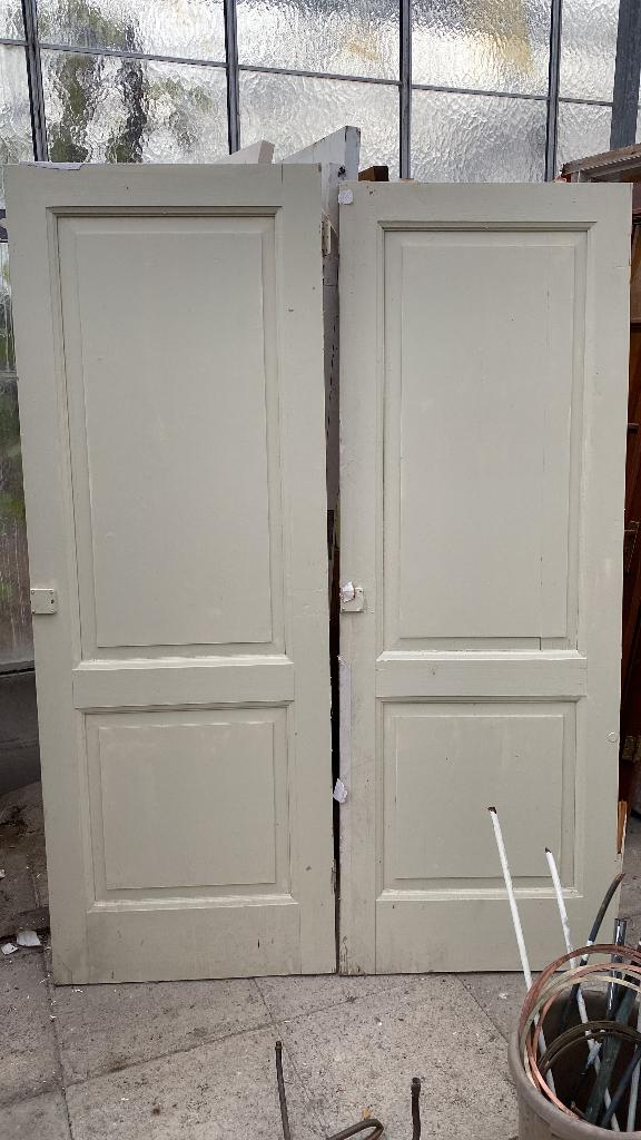 verschillende paneeldeuren/binnendeuren, Doe-het-zelf en Verbouw, Deuren en Horren, Gebruikt, Binnendeur, 200 tot 215 cm, Glas