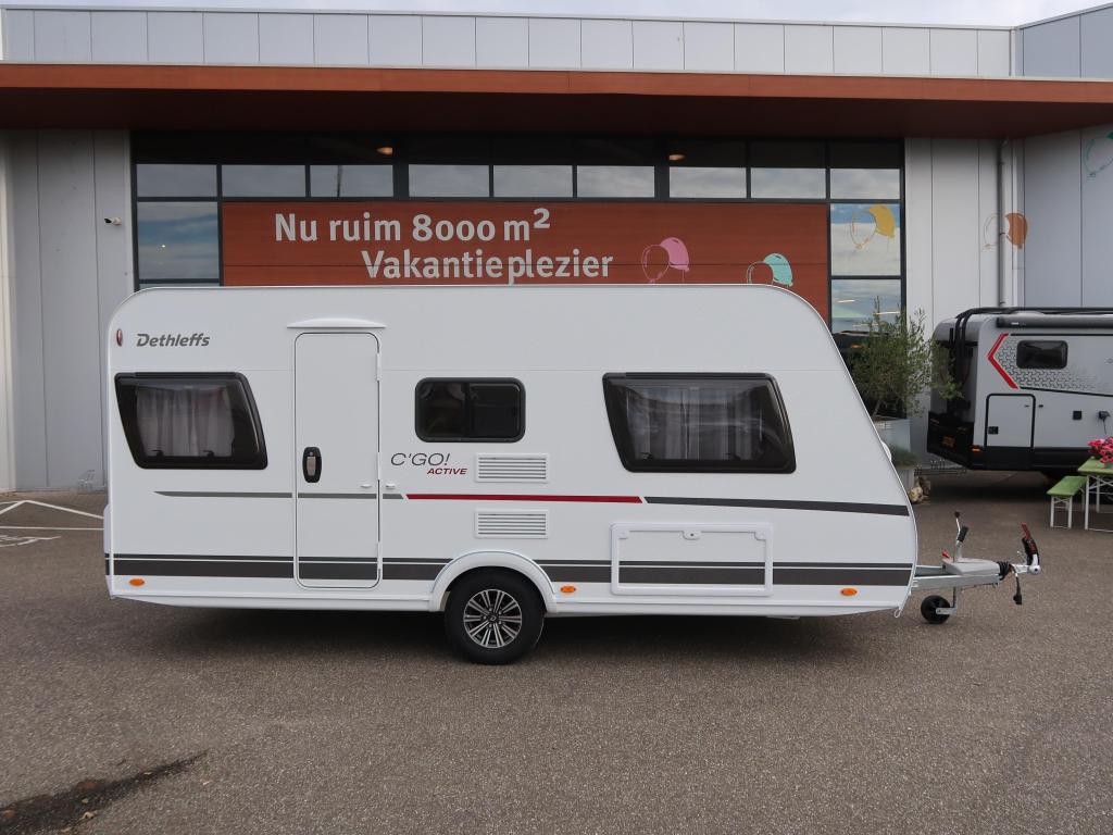 Dethleffs C'Go 475 EL !! ACTIVE ACTIEPAKKET !!, Caravans en Kamperen, Caravans, Tot en met 3, Dethleffs, Schokbreker, 5 tot 6 meter