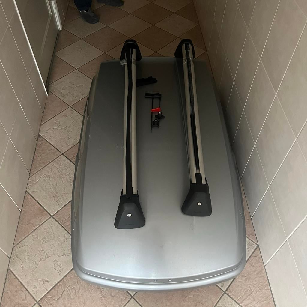 BMW Dakkoffer met dakdragers, Auto diversen, Dakkoffers, Gebruikt, Ophalen