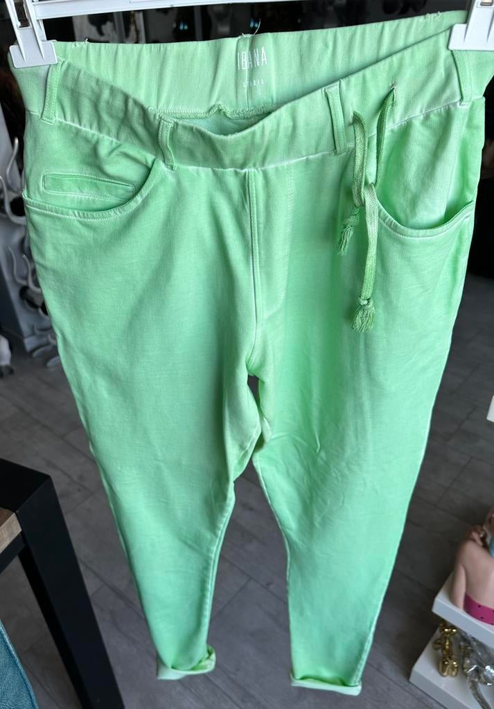 IBANA , broekje , neon achtig groen, maat M, Maat 38/40 (M), Nieuw, Ophalen of Verzenden, Lang