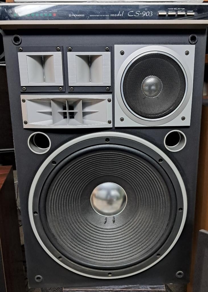 Pioneer CS-903 TOPMODEL LUIDSPREKERS, Audio, Tv en Foto, Luidsprekers, Ophalen, Gebruikt, Front, Rear of Stereo speakers, Overige merken