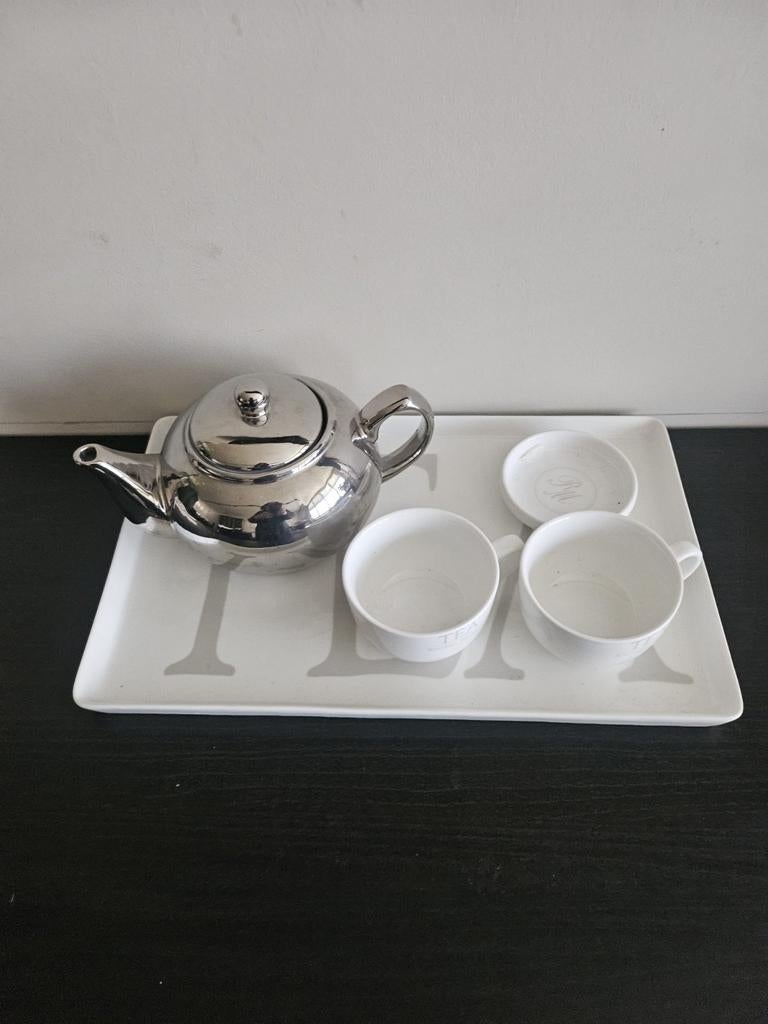 Theesetje riviera maison, Huis en Inrichting, Ophalen of Verzenden, Nieuw, Rvs of Chroom