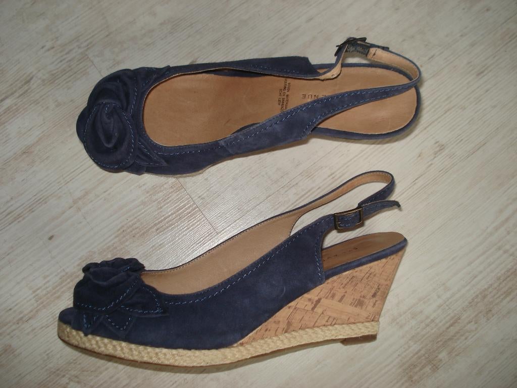 5 TH Avenue sleehak schoenen maat 41, Kleding | Dames, Schoenen, Schoenen met lage hakken, Zo goed als nieuw, Verzenden, Blauw