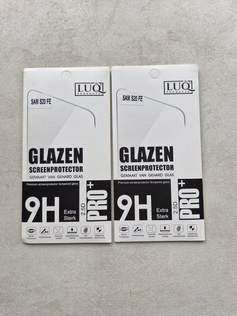 Screenprotector Samsung S20 FE, Telecommunicatie, Mobiele telefoons | Hoesjes en Frontjes | Samsung, Ophalen of Verzenden
