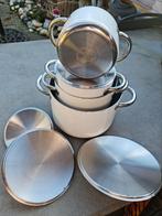 Mooie zet bk pannen., Ophalen, Rvs, Pannenset