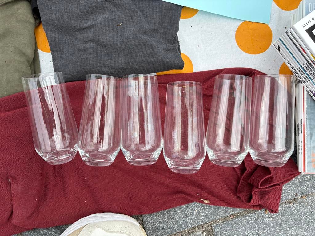 Vivo glazen, Overige typen, Ophalen of Verzenden, Gebruikt, Glas