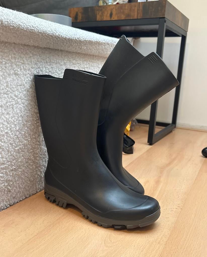 Solognac rubberen laarzen, Zwart, Ophalen of Verzenden, Zo goed als nieuw, Werkschoenen