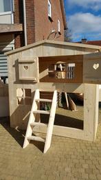 Bedstee steigerhout, Ophalen of Verzenden, 180 cm of meer, 85 tot 100 cm, Matras