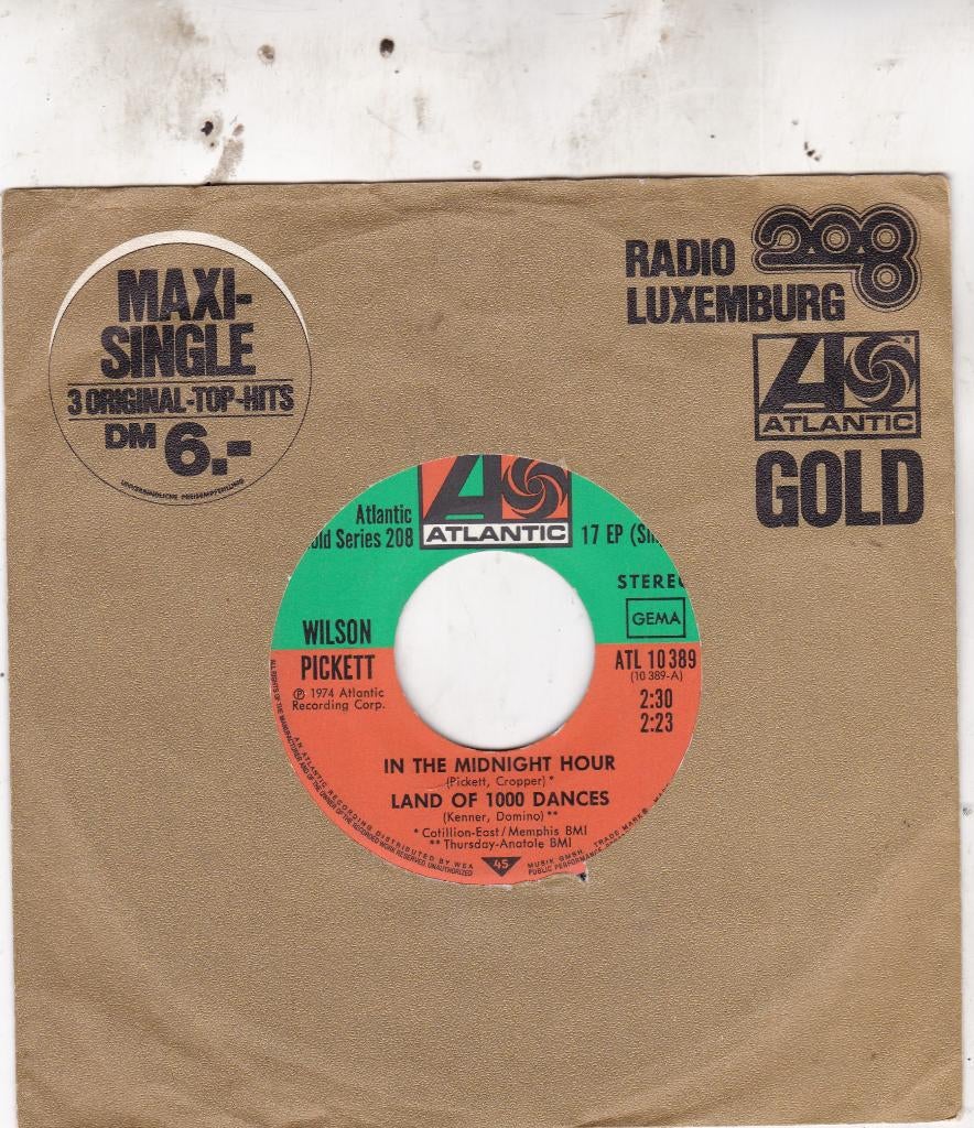 Wilson Pickett ( 1 ) Maxi-single 1974, Ophalen of Verzenden, Gebruikt, 7 inch, Maxi-single