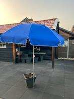 Parasol met voet te koop, Ophalen of Verzenden, Gebruikt