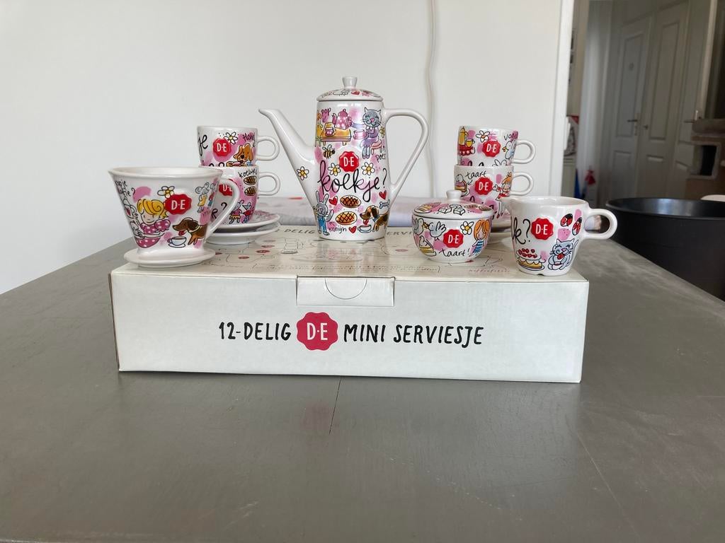 Blond Amsterdam kinderserviesje Douwe Egberts, Ophalen, Blond Amsterdam, Nieuw, Aardewerk