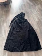 Middeleeuwse Zwarte Wollen Cape - Leonardo Carbone, Kleding | Dames, Ophalen of Verzenden, Zo goed als nieuw