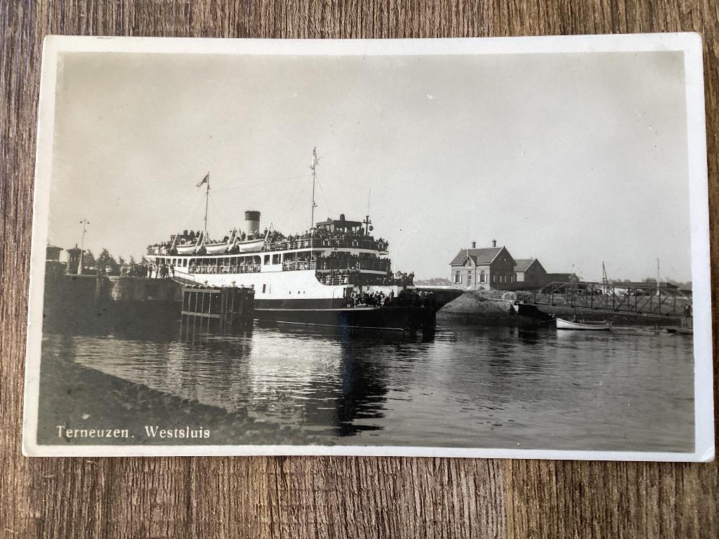Terneuzen.  Veerboot No 2., Ophalen of Verzenden, 1940 tot 1960, Ongelopen, Zeeland