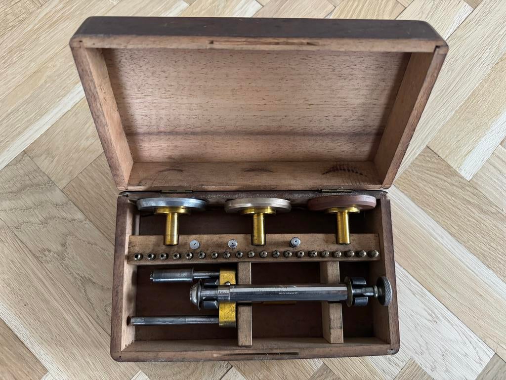 Lorch Schmidt & Co Schroefkop polijst tool ( Horlogemaker ), Ophalen, Gebruikt