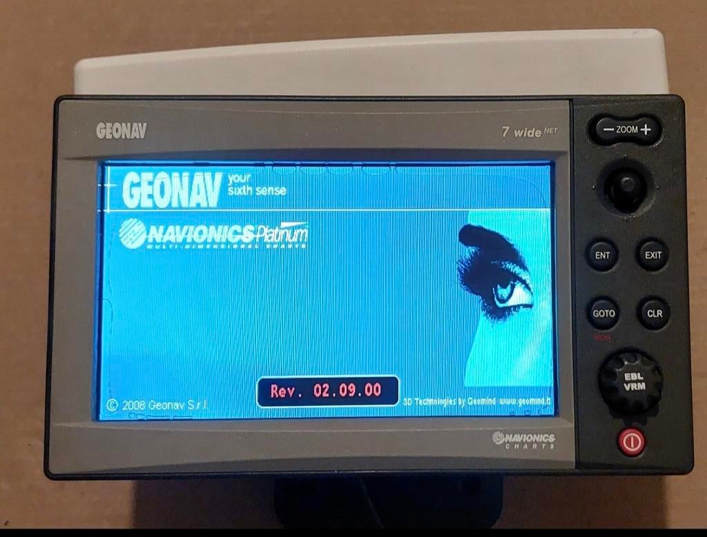 Geonav 7 wide net kaartplotter fishfinder, Ophalen of Verzenden, Zo goed als nieuw, Kaartplotter of Fish Finder