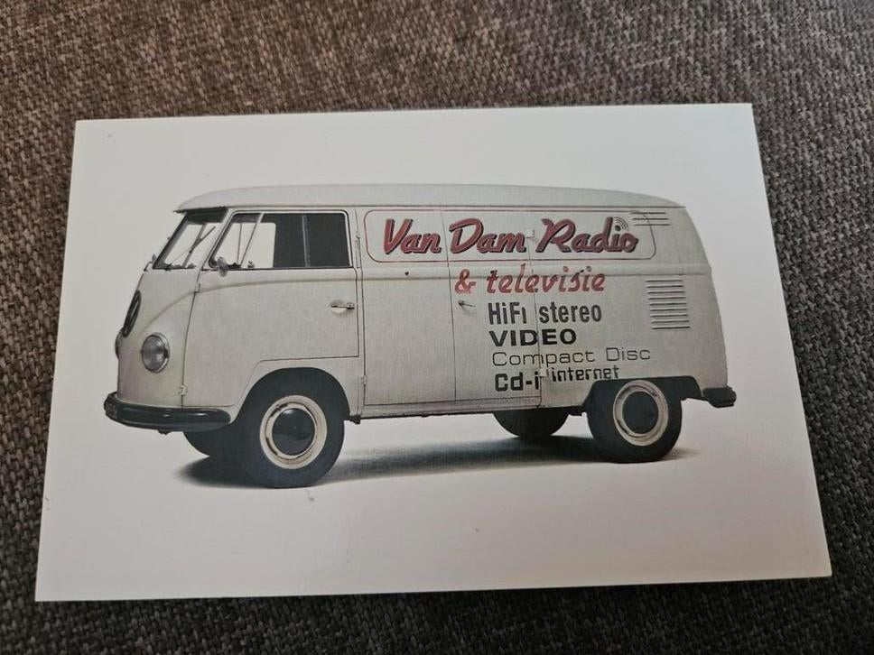 Volkswagen Transporter 50 jaar ansichtkaart, Ophalen of Verzenden