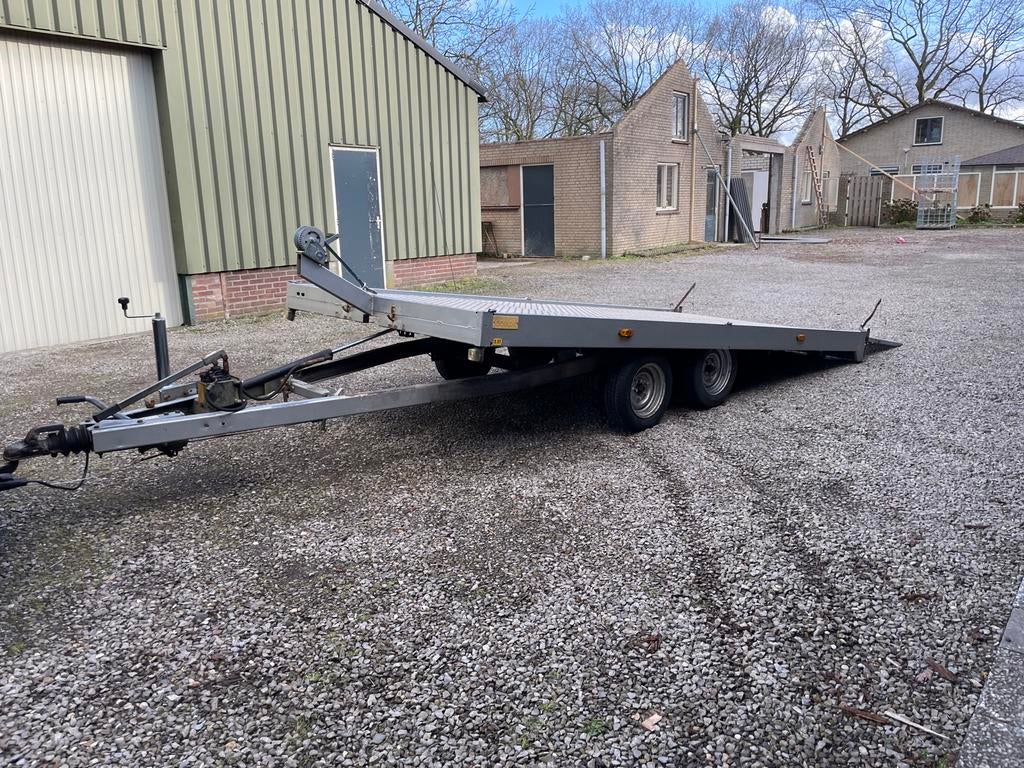 Auto ambulance autotransporter met kantel, Auto diversen, Aanhangers en Bagagewagens, Ophalen, Equipe, Gebruikt, .