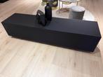 Ardeno Mika tv meubel met media klep OUTLET, Ophalen, 150 tot 200 cm, Nieuw, Glas