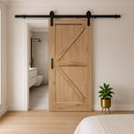 Eiken deur | Boerderijdeur | Binnendeur GOEDKOOPSTE VAN NL!, Doe-het-zelf en Verbouw, Deuren en Horren, Niet ingevuld, 80 tot 100 cm