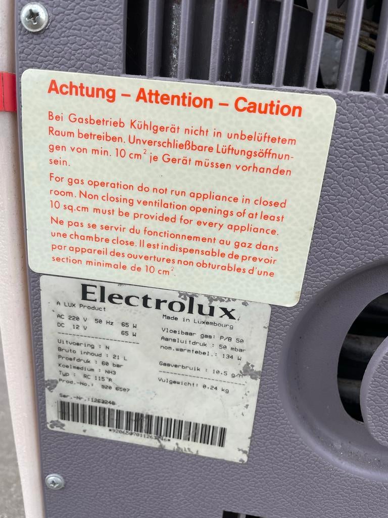 Camping koelkast Electrolux, Ophalen of Verzenden, Gebruikt, Koelbox, Elektrisch
